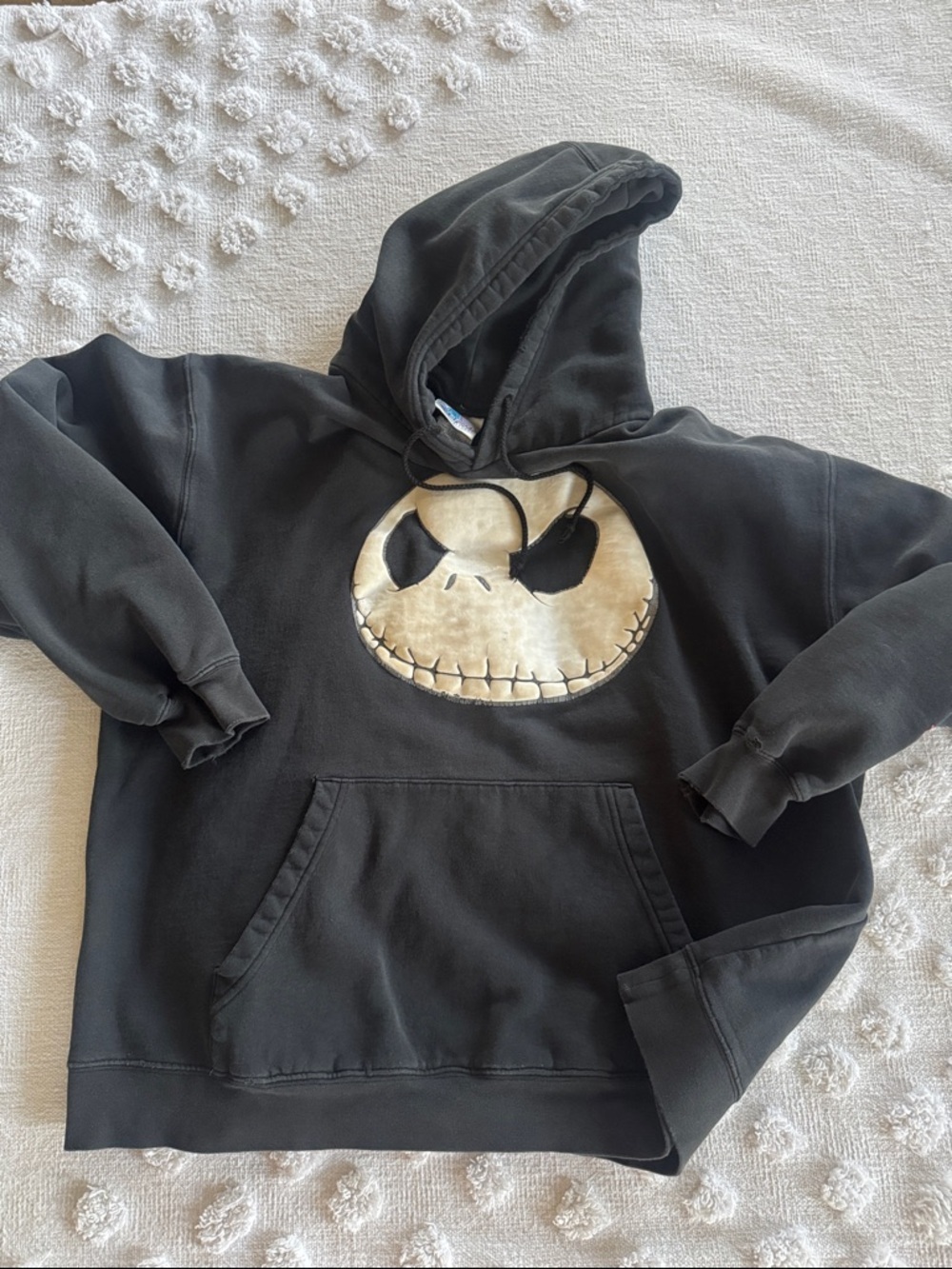 Vtg Nightmare Before Christmas Hoodie Sz XL Distressed* Disney Resort Jack